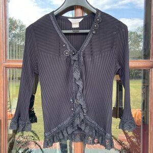 Exclusively Misook cardigan.‎ Size large